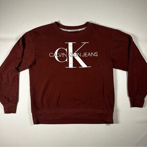 Vintage 90s Calvin Klein Jeans Logo Crewneck Sweater Women’s XS